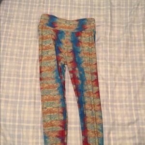 Women’s stretchy rainbow leggings